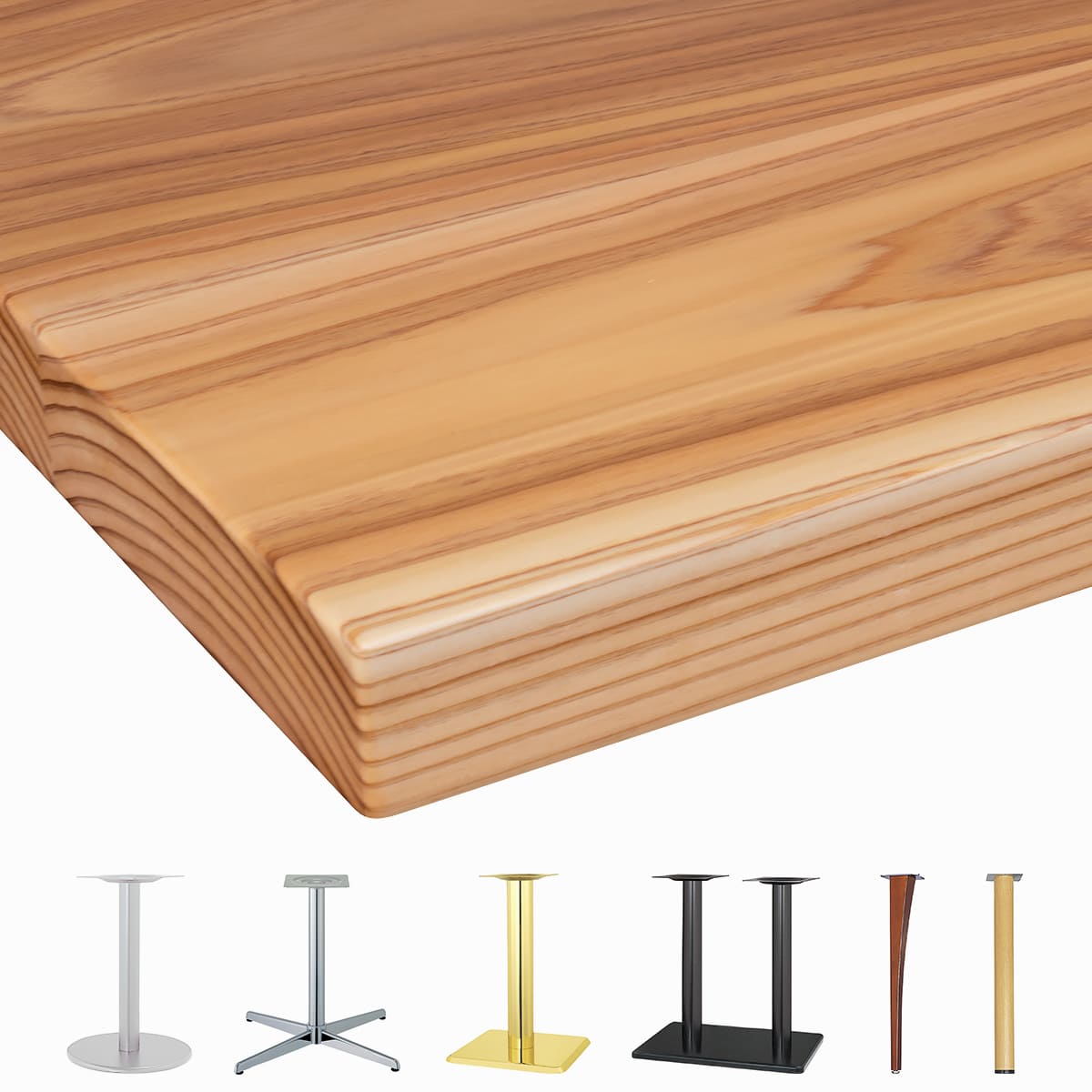 無垢材天板 国産杉（無節）CE-WDSW-画像1