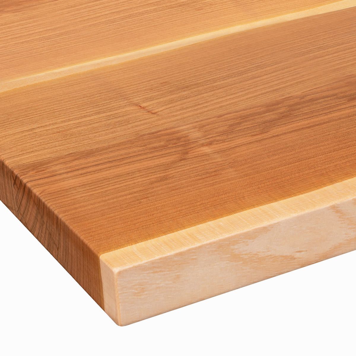 無垢材天板 国産山桜(節有・白太有)YZK-WDSW 天板のみ-画像1