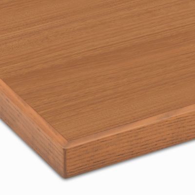 木目メラミン天板（木製エッジ）ライトブラウン LB-WD-WF 天板のみ