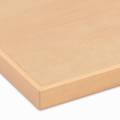 木目メラミン天板（木製エッジ）ライトナチュラル LN-WD-WF 天板のみ