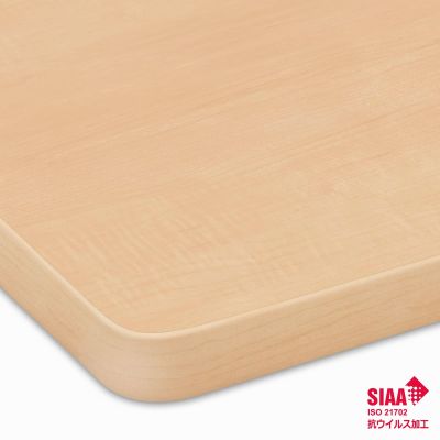 木目メラミン天板（ソフトエッジ）ライトナチュラル LN-WDE-TS 抗ウイルス 天板のみ