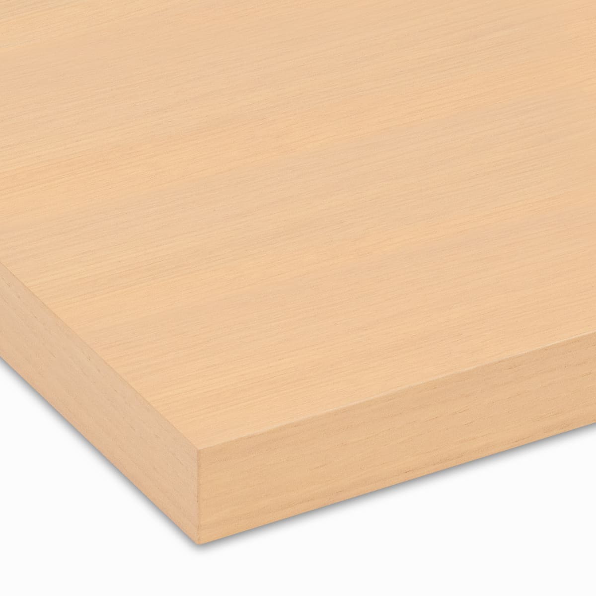 天然木突板天板（突板エッジ）ライトナチュラル LN-WDVE-MC 天板のみ-画像1