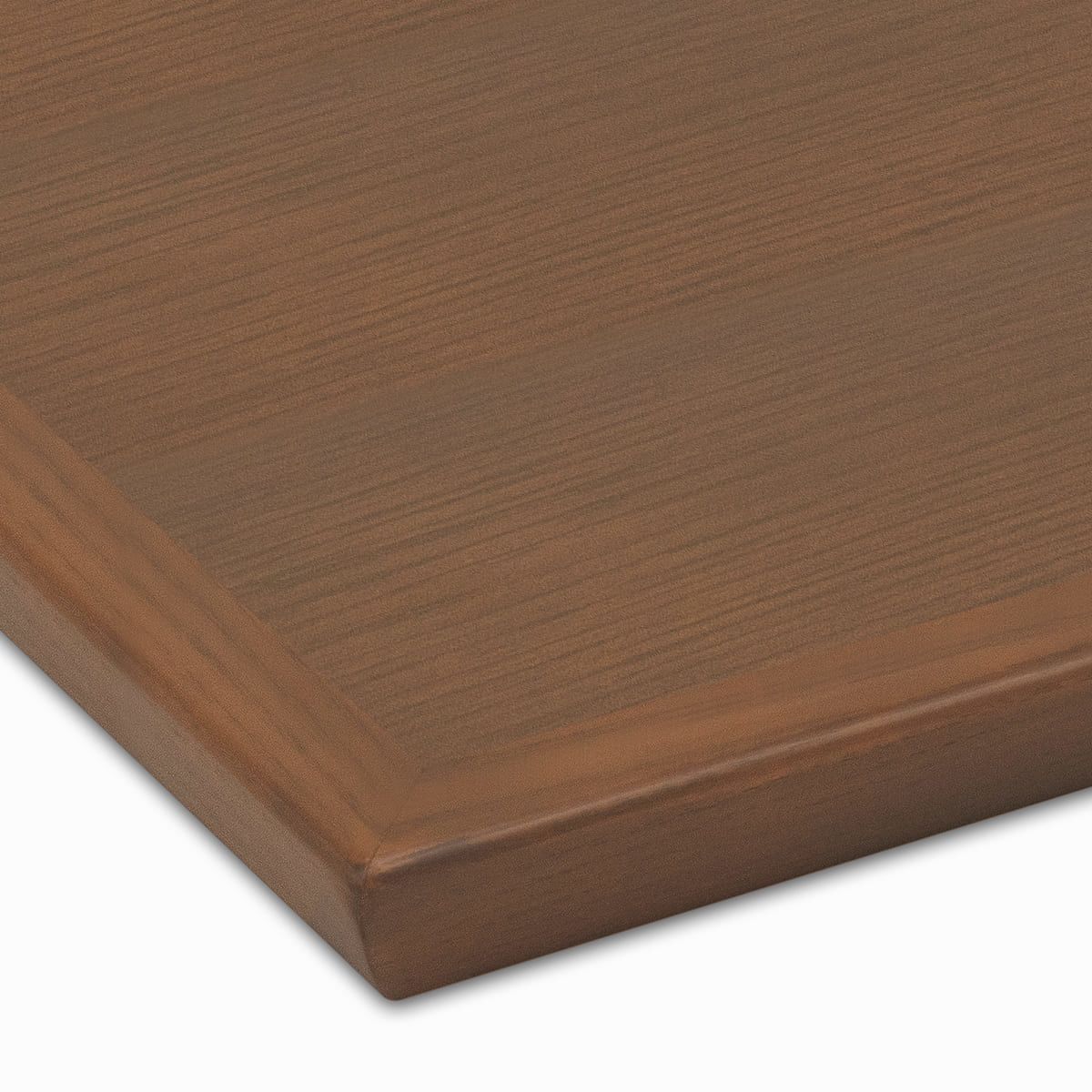 天然木突板天板（木製船底形エッジ）ミディアムブラウン MB-WDVE-WR 天板のみ-画像1