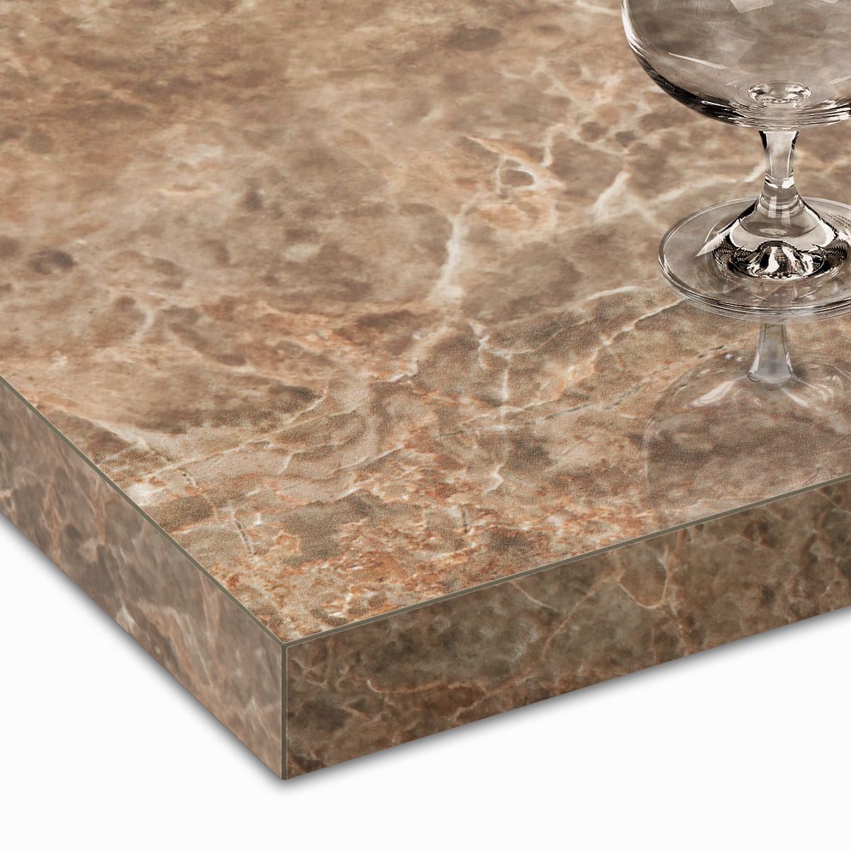 大理石柄天板（共巻きエッジ）ミディアムマーブル（グロス）ME-MAGL-MC