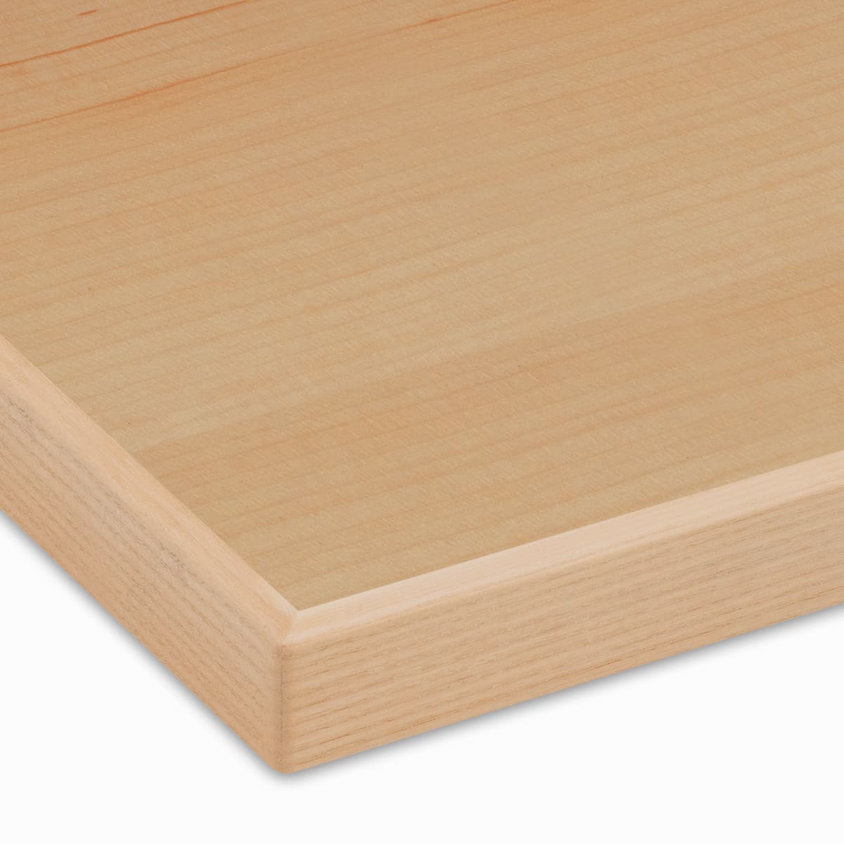 天然木突板天板（木製エッジ）メープルウッド MP-WDVE-WF 天板のみ-画像1