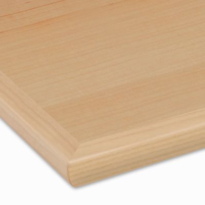 Palmwork 天板　120cm ラバーウッド　最終価格 天然木突板天板（木製船底形エッジ）バンブーウッド BA-WDVE-WR