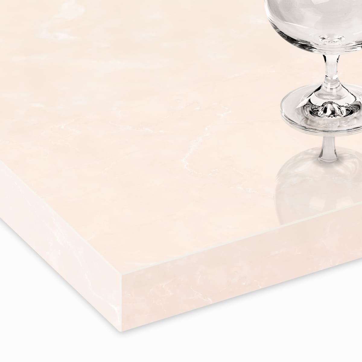 大理石柄天板（共巻きエッジ）ローズマーブル（グロス）RO-MAGL-MC 天