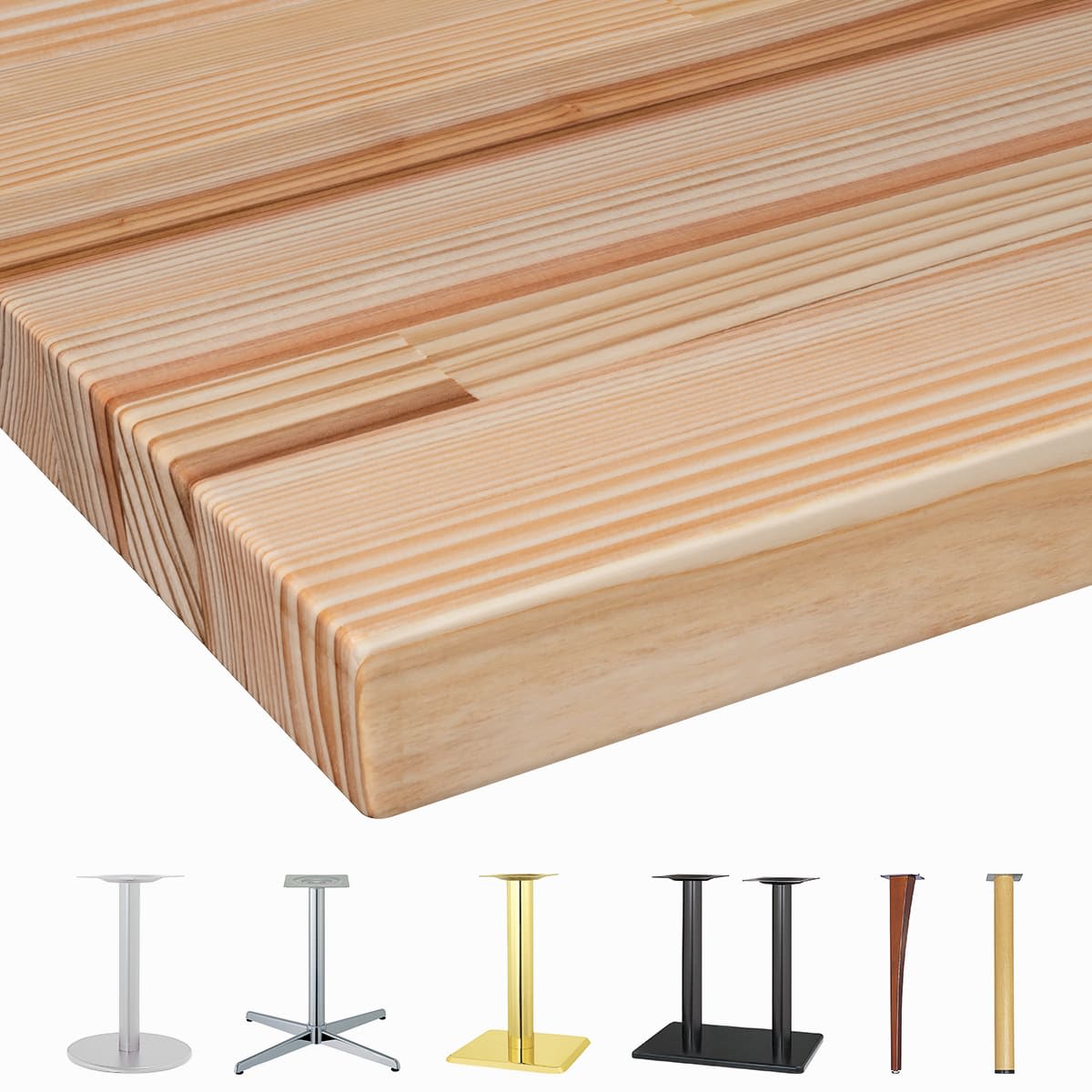 集成材天板 杉（無節）CE-WDEW-画像1