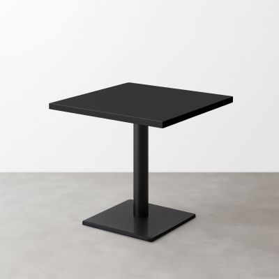 スナックテーブル（D500）マットブラック 正方形ベース脚セット
