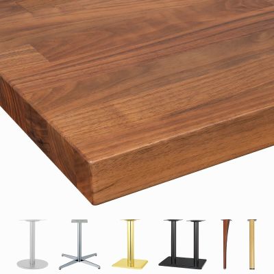 集成材天板 ウォールナット WA-WDEW｜ハストネットのテーブル