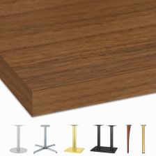 三脚テーブル天板　天然無垢　ローズウッド×ウォルナット THE BOARD / 無垢 ウォルナット – KANADEMONO