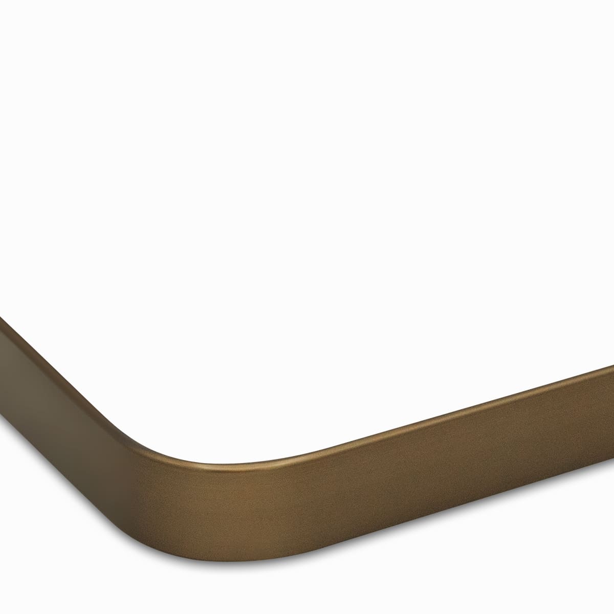 無地メラミン天板（アルミエッジ）ホワイト WH-MT-ALBF 天板のみ-画像1