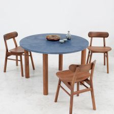 SATTシリーズ アクルテック塗装丸形天板 モルタル調｜ハストネットの