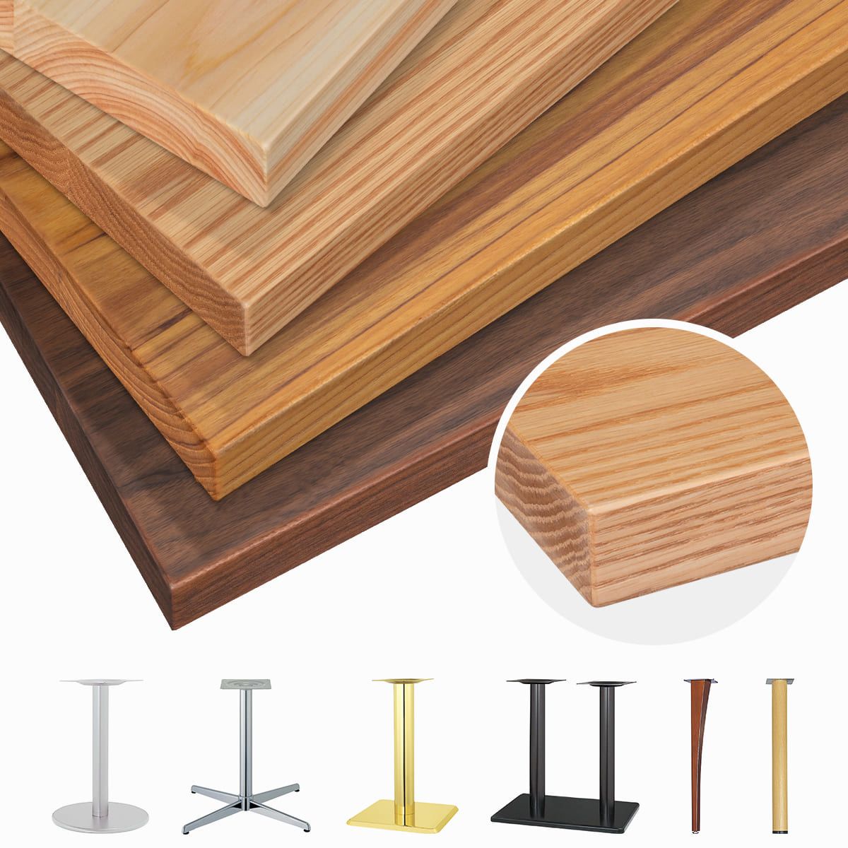 無垢材テーブル-画像1