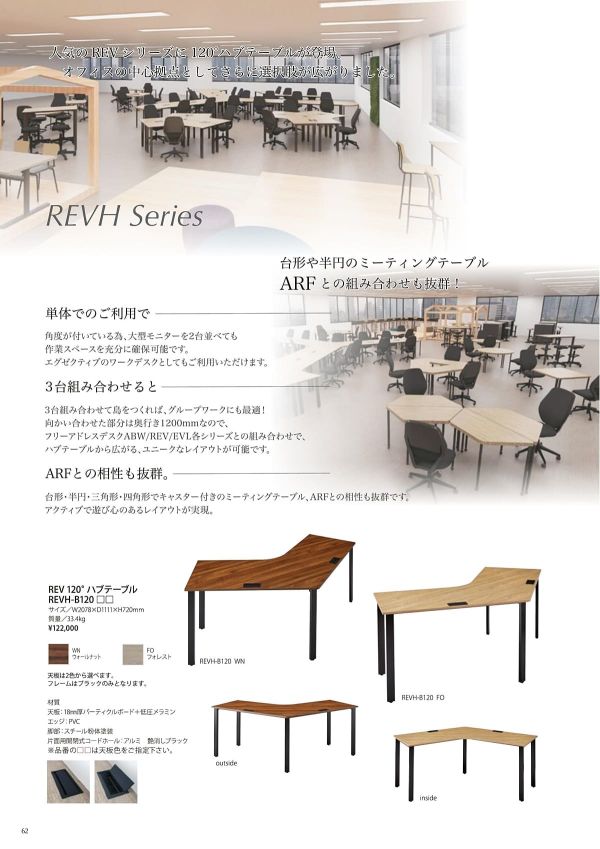 ハブテーブル REVH-B120のカタログ画像-1