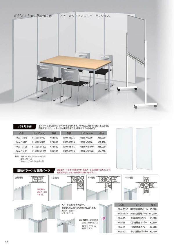 RAM ローパーティション パネル本体のカタログ画像-1