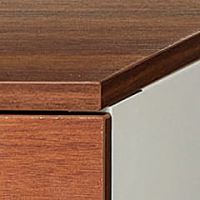 ホワイト／ウォールナット