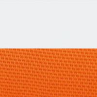 ホワイト/オレンジ(布地)