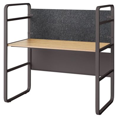 echelle 基本セット デスクタイプ フェルトパネル仕様 ブラックフレーム ECH-B1260FPDGFO