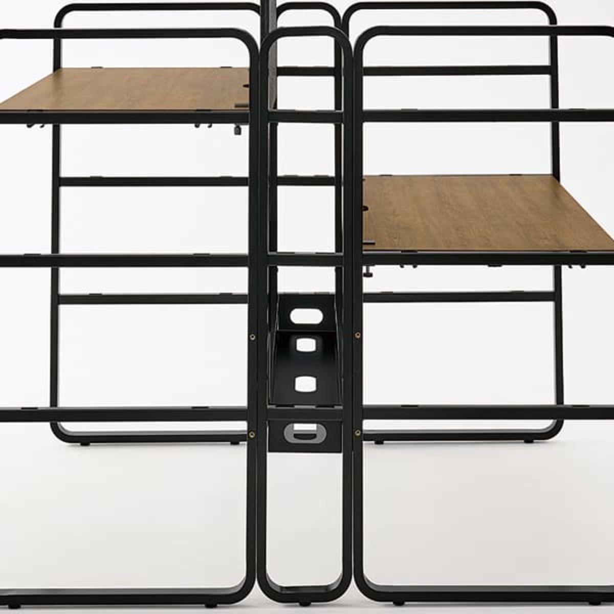 echelle 背面連結用部材 ブラック(配線ダクト付) ECH-BTB-画像1