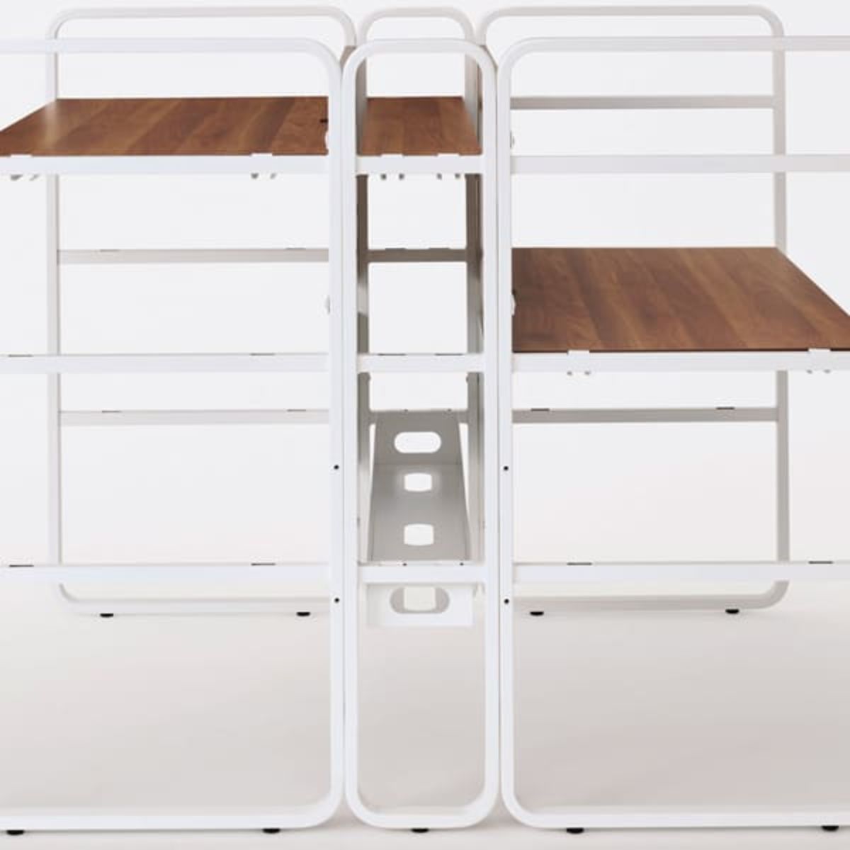 echelle 背面連結用部材 ホワイト(配線ダクト付) ECH-BTW-画像1