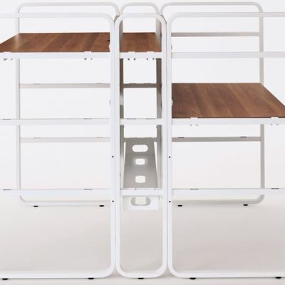 echelle 背面連結用部材 ホワイト（配線ダクト付） ECH-BTW