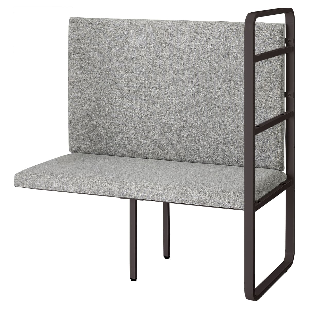 echelle 増連セット ベンチタイプ ブラックフレーム ECH-ZRB1260BCGL-画像1