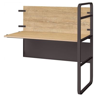 echelle 増連セット デスクタイプ 木製パネル仕様 ブラックフレーム ECH-ZRB1260WPFO