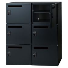 IC システムキャビネット パーソナルロッカー6人用 H1050｜井上金庫