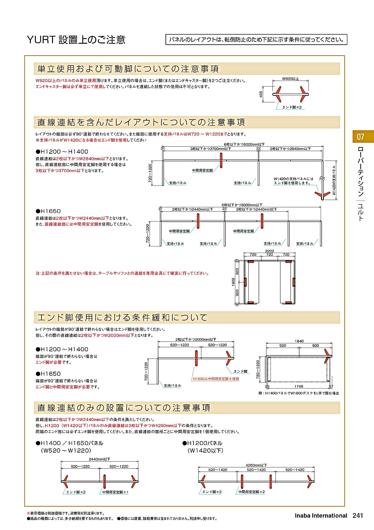 イナバ Inaba カタログ P241