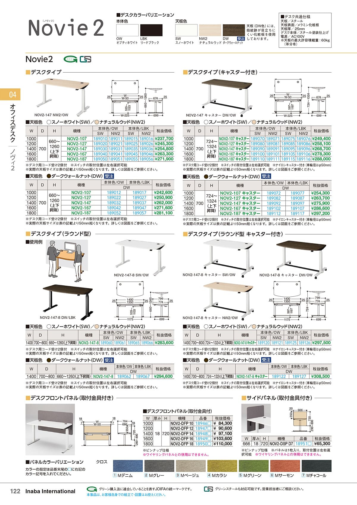 イナバ Inaba カタログ P122