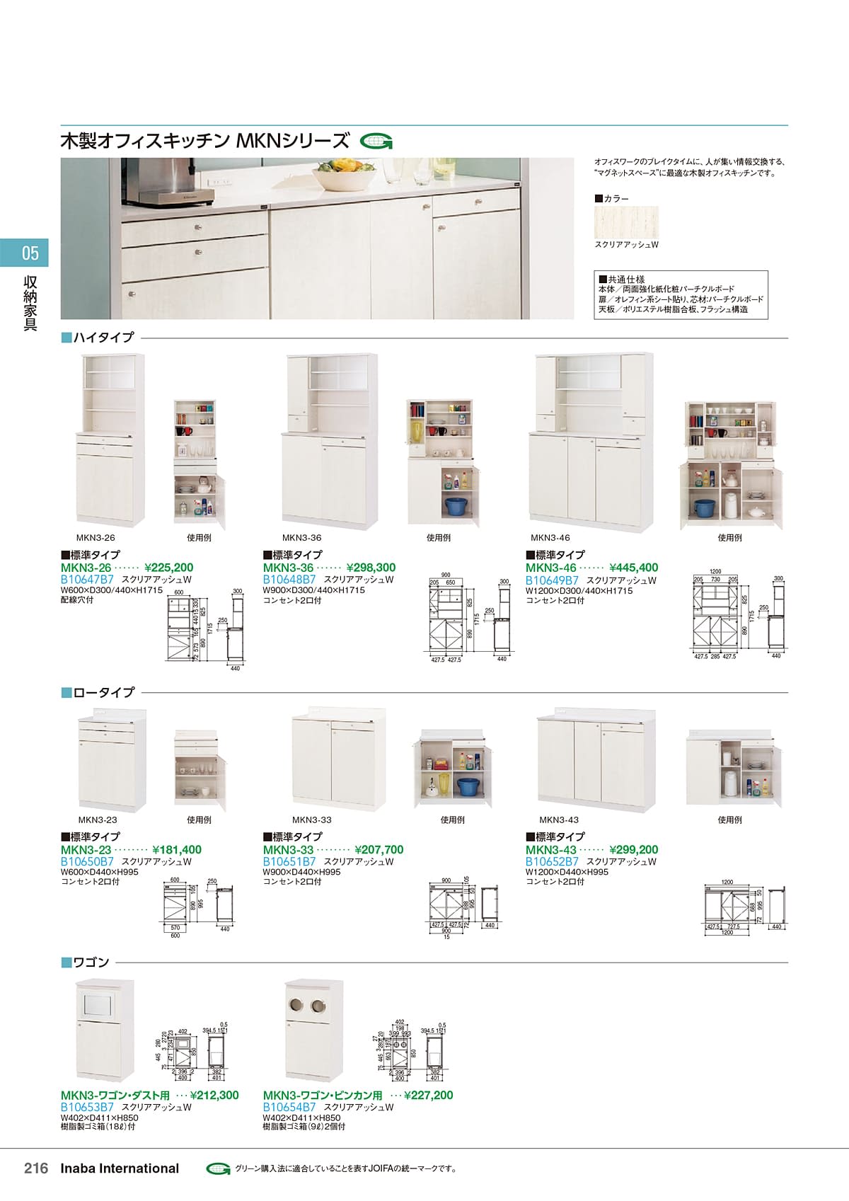 イナバ（Inaba）カタログ P216 P217