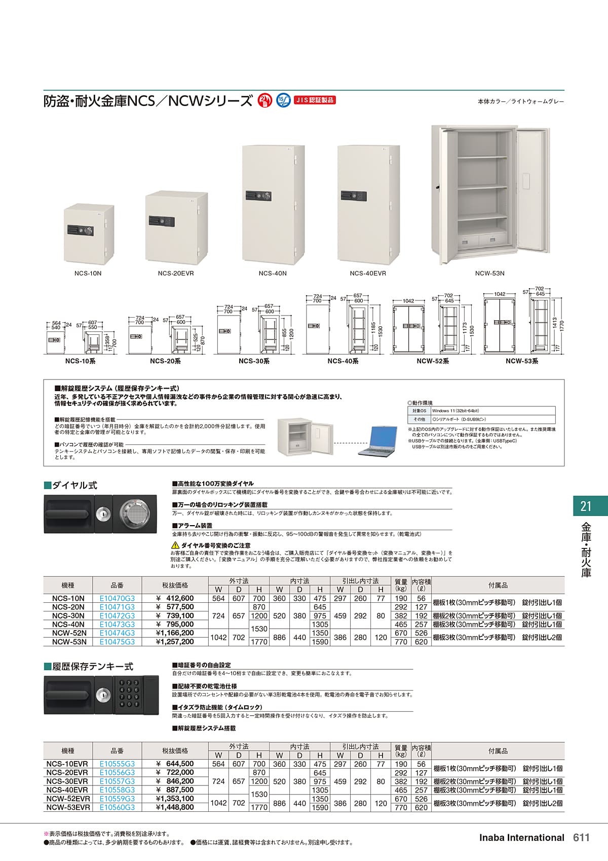 イナバ Inaba カタログ P611