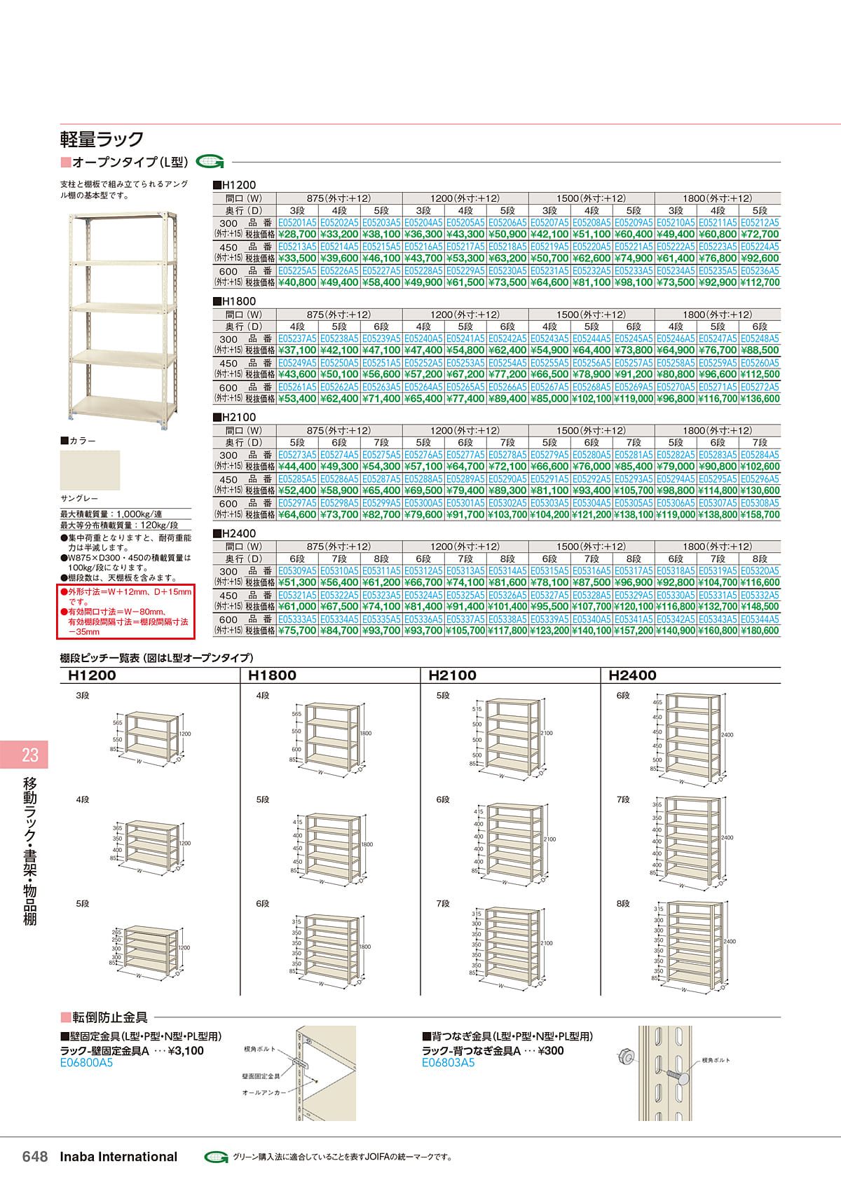 イナバ Inaba カタログ P648