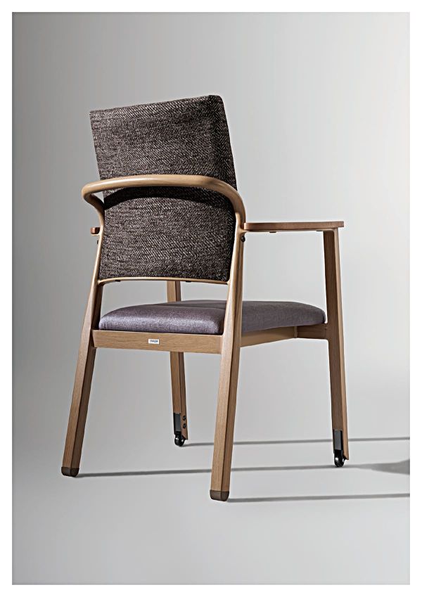 タンドレスチェアJ1 前脚キャスタータイプ VCH-230-J1-WL-XXのカタログ画像-2