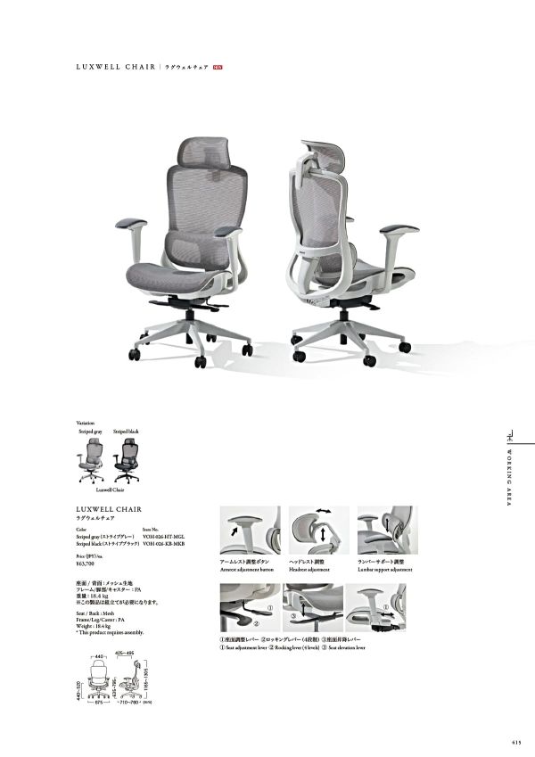 ラグウェルチェアのカタログ画像-1