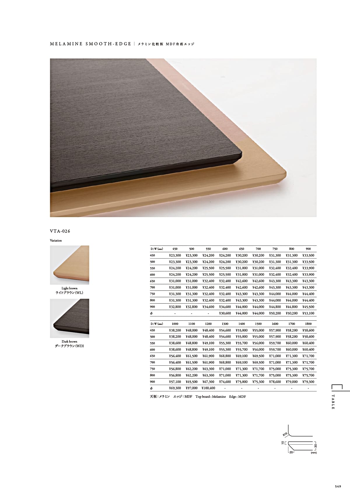 カワジュン KAWAJUN カタログ P549