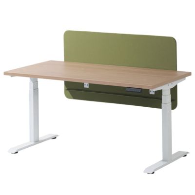 エレボ昇降デスク 張地パーテーション付