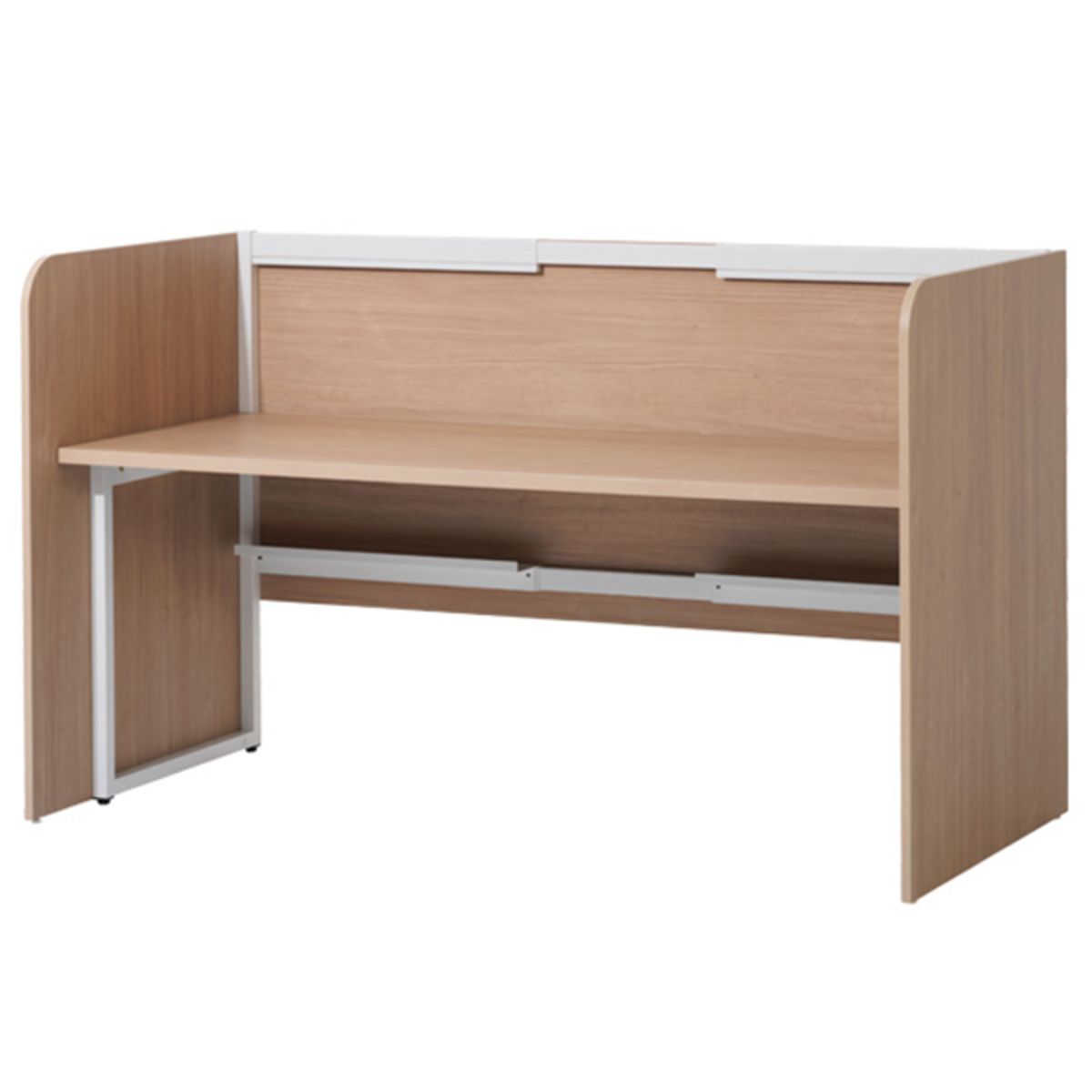 フレクサスデスク バック・サイドパネル付-画像1