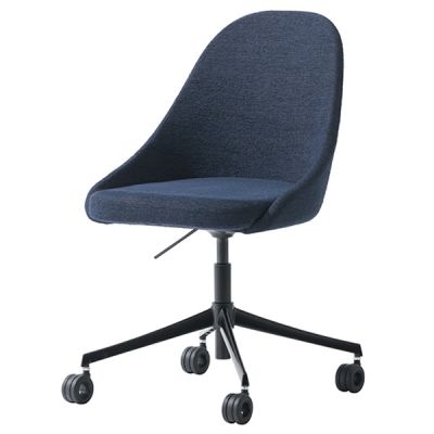 牛柄のワークチェア　デスクチェア　昇降　キャスター　cow 角型 昇降チェア LC-4498 合成皮革 ヴィンテージ調 回転式 キャスター