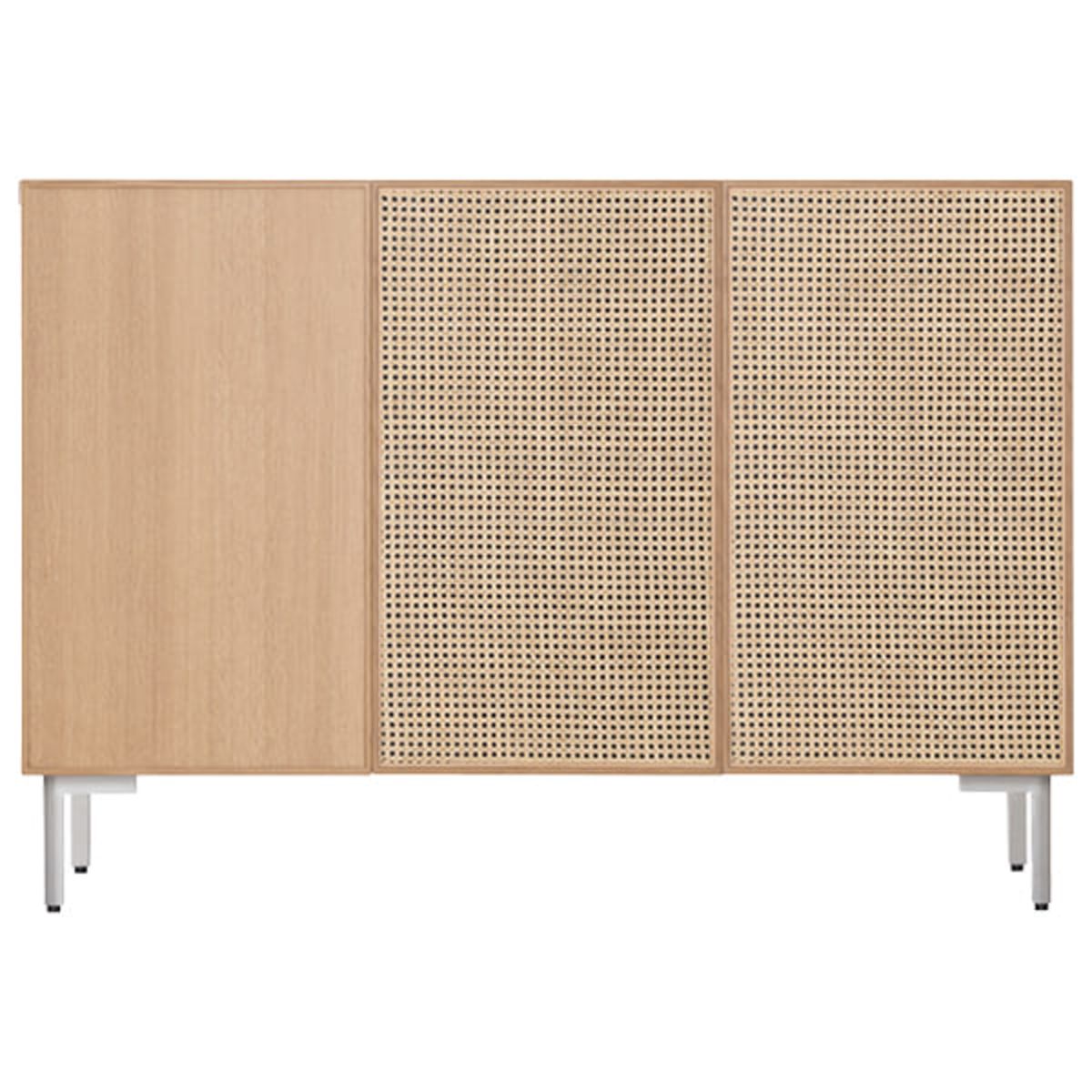 レクトキャビネットV5（木目縦扉／ラタン扉）VCA-004-V5 W1125-画像1