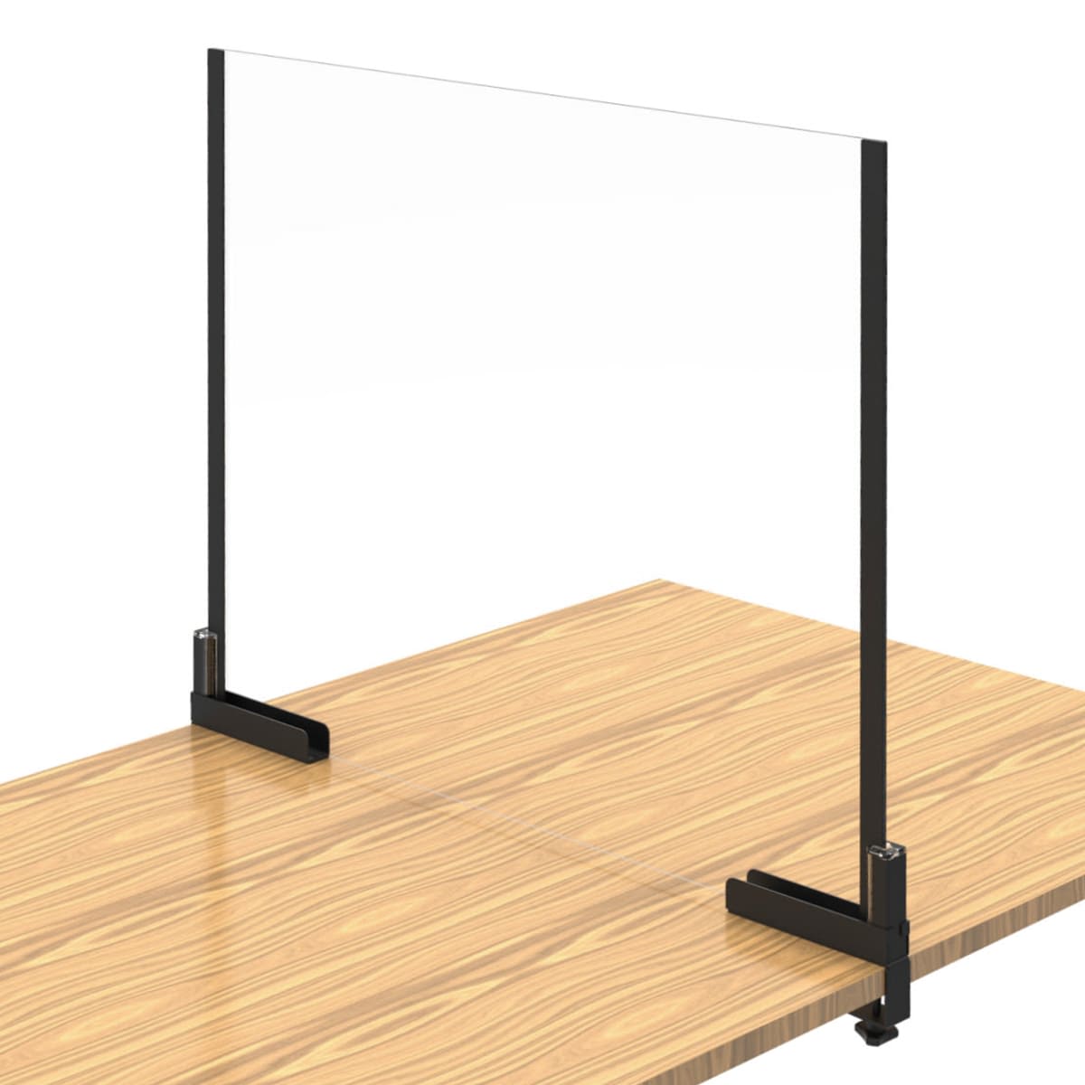 テーブルパーテーション 黒エッジ(3mm厚)-画像1