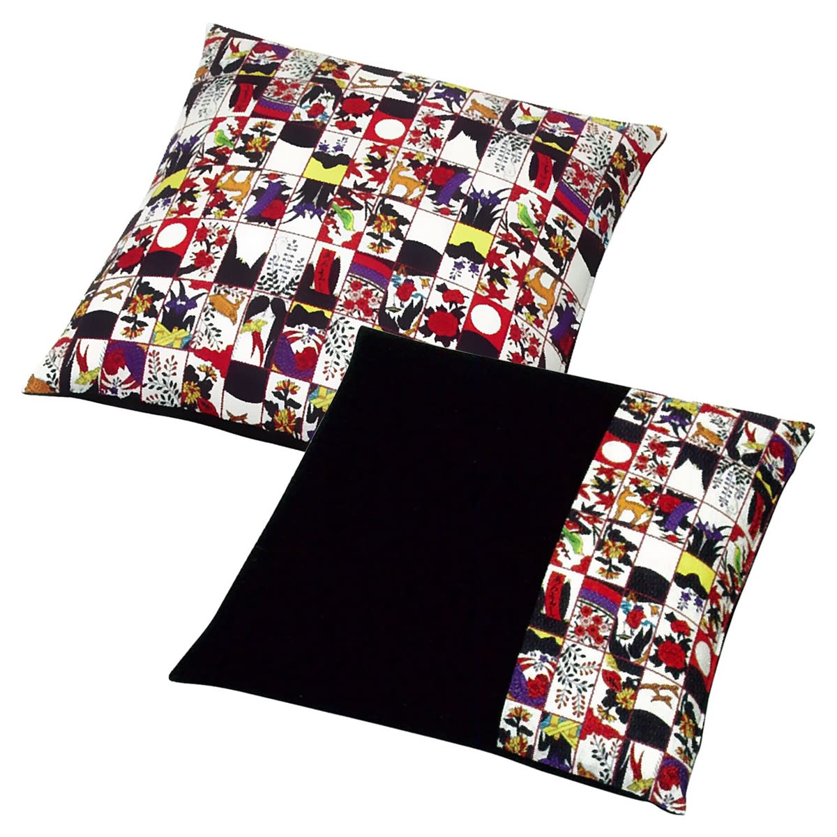小粋 花札 座布団 50×50」工夫庵の座布団