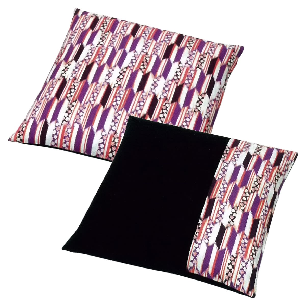 小粋 京矢絣 小座布団 43×43-画像1