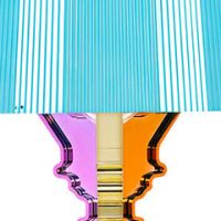 ライトブルー（シェード）／マルチカラー（本体）