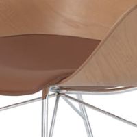 ライトウッド／ライトレザー／クローム