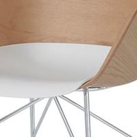 ライトウッド(アッシュ)/ホワイト/クローム