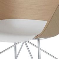 ライトウッド(ベニヤ)/ホワイト/クローム