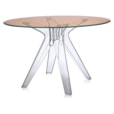 サージオラウンド｜カルテルのガラステーブル