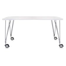 Kartell(カルテル) マックステーブル)/キャスター カルテル / Kartell マックス160 ホワイト MAX オフィステーブル